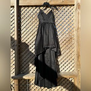 Black High-Low Prom Dress. Size 3/4. ❗️Worn Once❗️